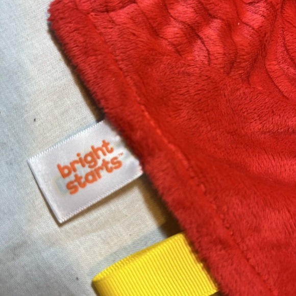 Bright Starts Elmo Sesame Street Lovee 13x13 Teether‎ AM0982 Security Blanket - Picture 4 of 9